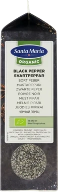 Sort Pepper Grovmalt Økologisk 380g Santa Maria