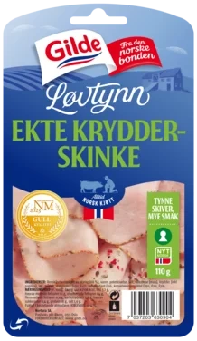 Krydderskinke Løvtynn 110g Gilde