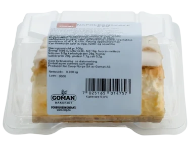 Coop Napoleonskake 2pk 300g