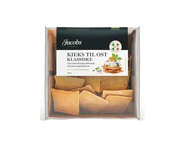 Kjeks til Ost Hvete Fin 100g Jacobs Utvalgte