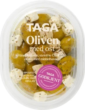 Taga Greske Oliven med Urter og Ost 130g