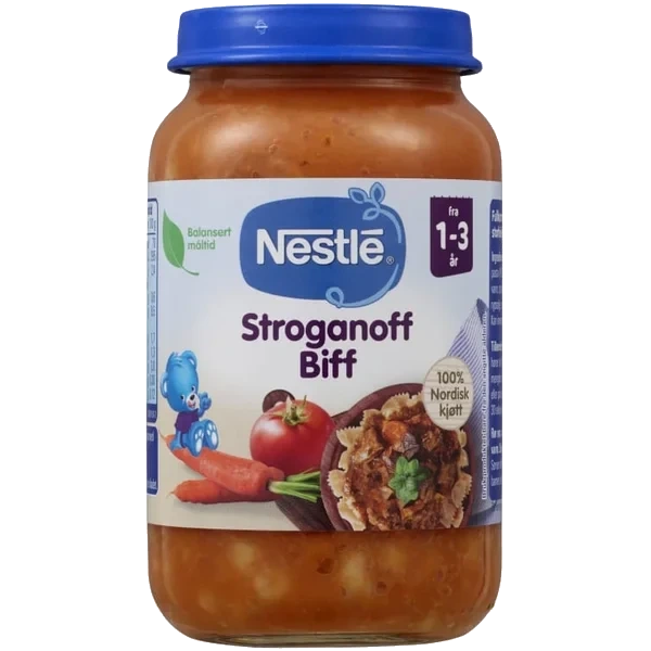 Stroganoff Biff 1-3 År 220g Nestle