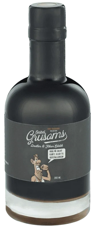 Onkel Grusoms Eddik Dadler & Fiken 200ml