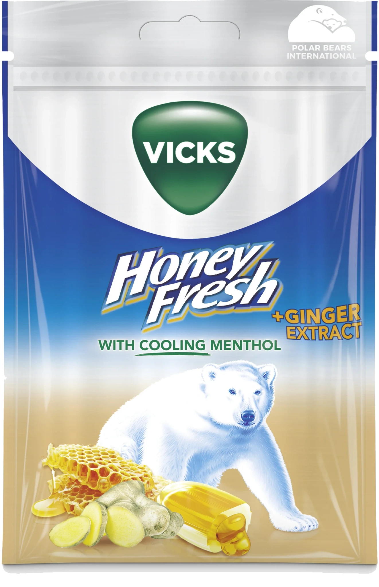 Halstabletter Honey Fresh Ginger