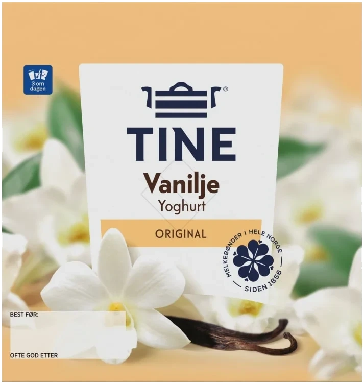 Tine Yoghurt Vanilje 4x150g
