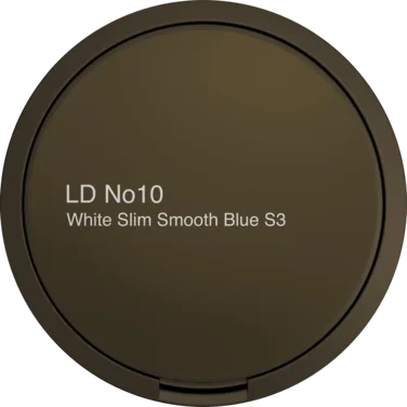 Ld No10 White Slim Smooth Blue S3