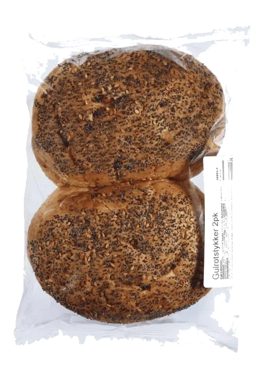 Gulrotstykker 2stk 160g Bakehuset
