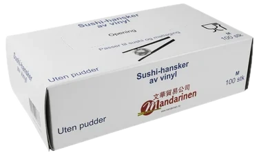Sushihanske Vinyl m , 100 stk