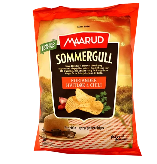 Sommergull Koriander Hvitløk & Chili 200g