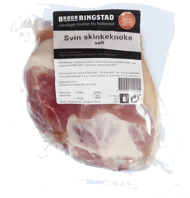Skinkeknoke Saltet Av Svin Ca1,5kg Brødr Ringstad