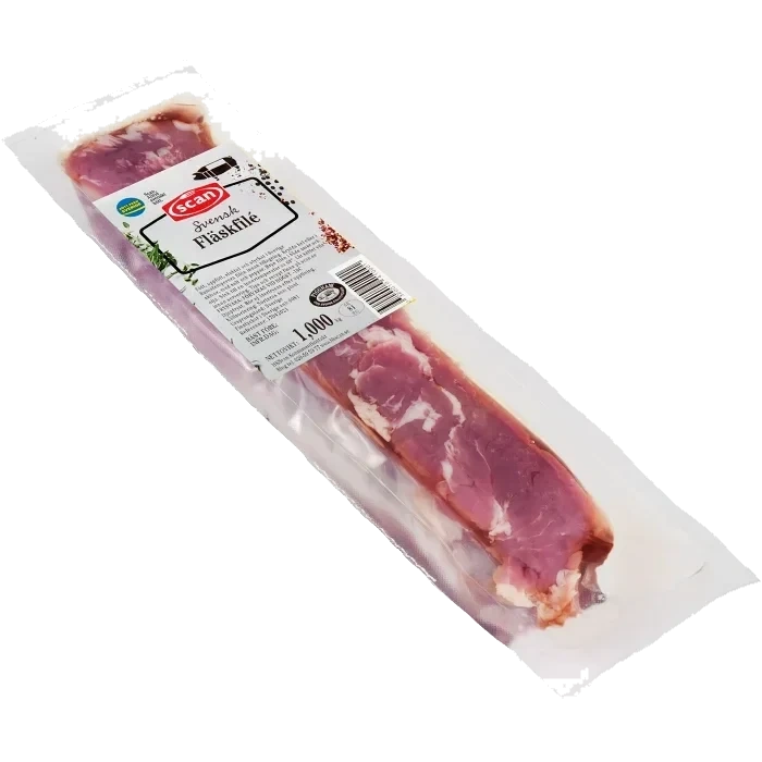 Fläskfilé Hel med sträng Fryst 550g Scan