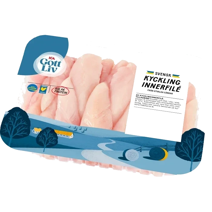 Kycklinginnerfilé Färsk 600g ICA Gott Liv