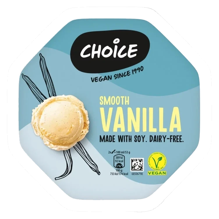 Choice Soyais Smooth Vanilje 750ml
