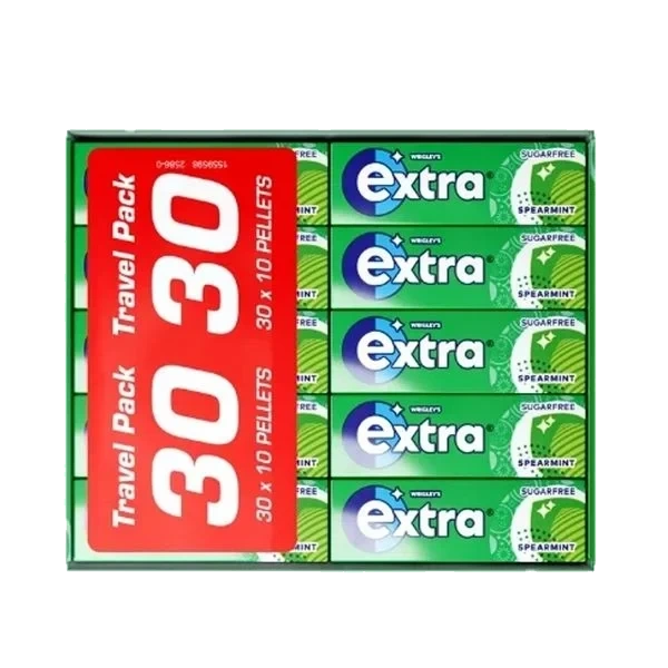 Extra Spearmint Travelpack (Kartong 30-pk)