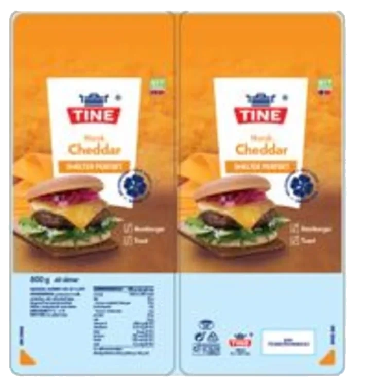 Cheddar Norsk Burgerost 800g Tine