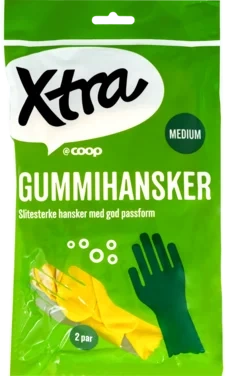 Xtra Gummihansker Medium