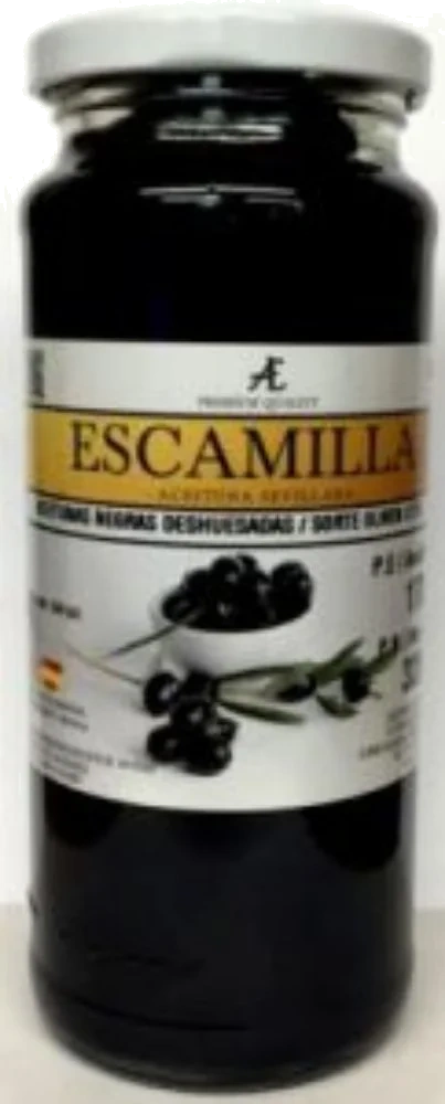 Escamilla Sorte Oliven uten Sten 320g