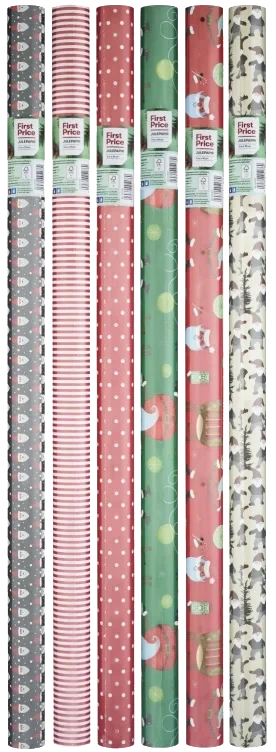 Julepapir Kraft 5mx70cm First Price