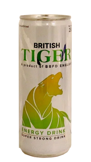 British Tiger Tropisk Fruktsmak 250ml