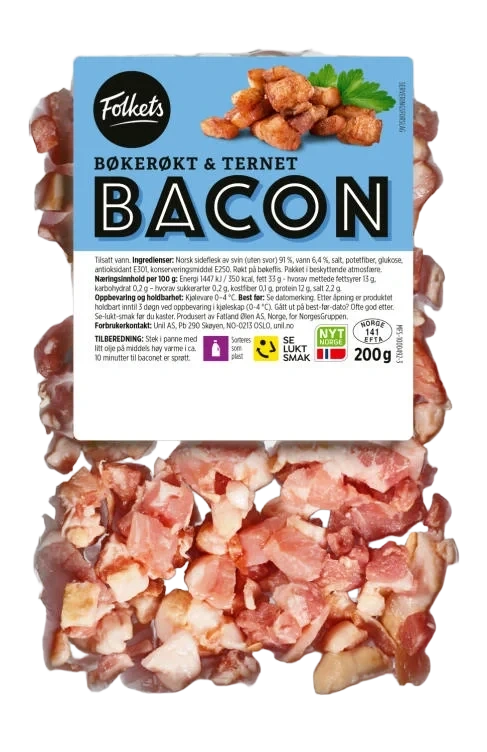 Bacon Ternet 200g Folkets