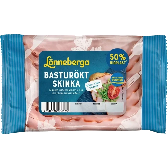Skinka Basturökt 105g Lönneberga