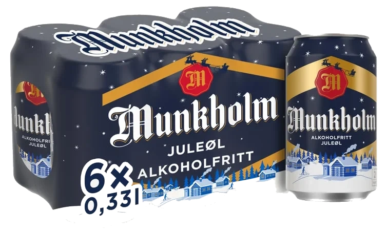 Munkholm Juleøl 0,33lx6 boks