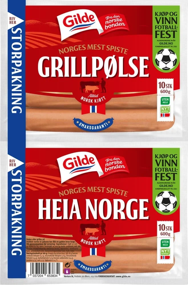 Grillpølser 2 Pk