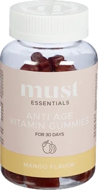 Must Essentials Vitamin Vingummi Anti Age 60 Stk. 180g