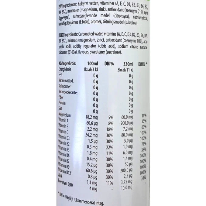 Funktionsdryck Hallon, Jordgubb & Mynta 24-pack