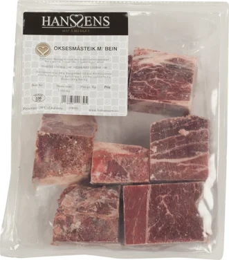 Oksesmåstek m/B Ca.1kg Fr Hanssens