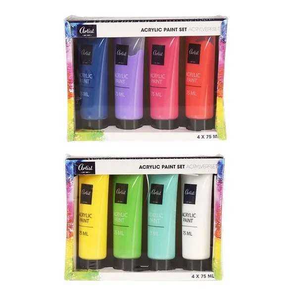 Akrylmaling - 4pk