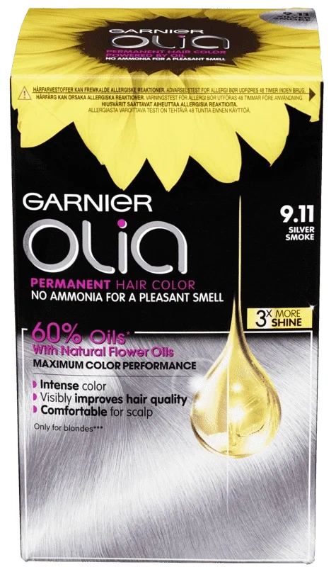 Olia Hårfarge Metallic Silver 9.11