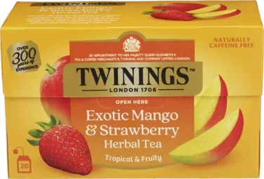 Twinings Exotic Mango & Strawberry 20bg