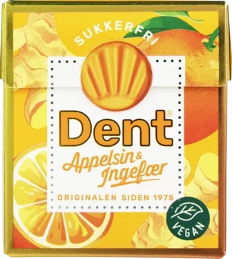 Dent Appelsin&ingefær 24g