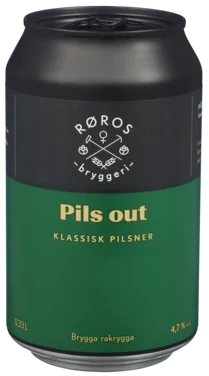 Pils Out Fra Røros Bryggeri  Boks 24*0.33l