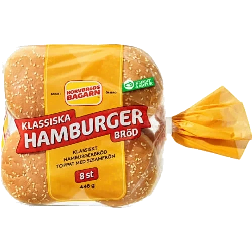 Hamburgerbröd 8-pack