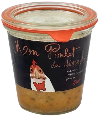 Terrine Kyllingpaté med Hvitløk og Basilikum 200g Rougié