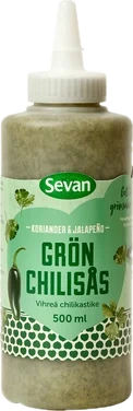 Grønn Chilisaus 500ml Spruteflaske Sevan Kjølevare