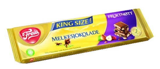 Melkesjokolade Fruktnøtt 250g