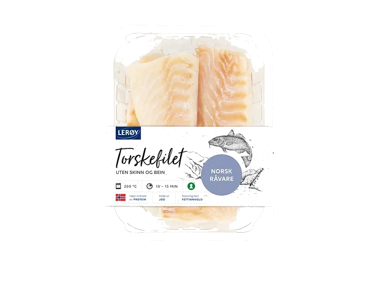 Torskefilet Fersk u/Skinn 400g Lerøy