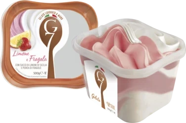 Limone & Fragola1l G7 Ekte Italiensk Iskrem
