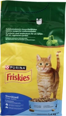 Friskies Steril Laks&Grønnsaker 1.4kg Purina