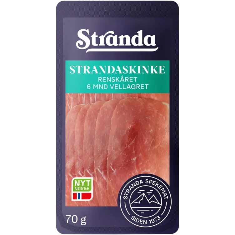 Renskåret Strandaskinke 70g
