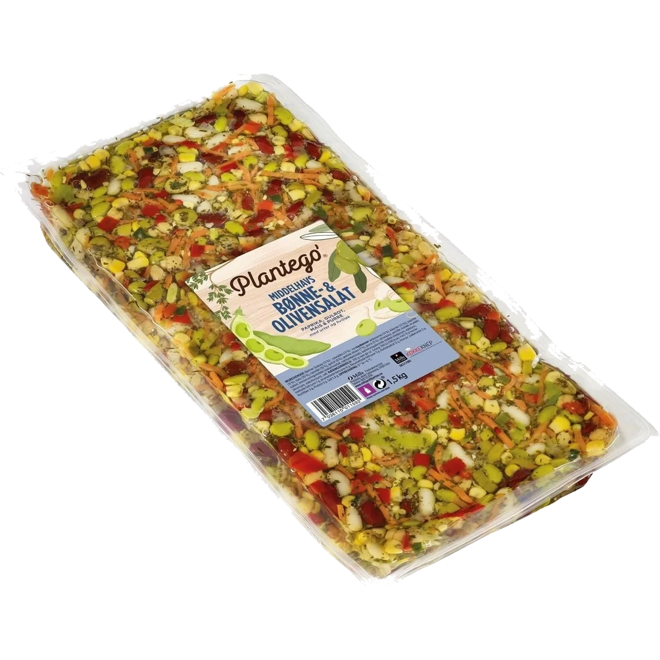 Bønnesalat 1,5kg Plantego
