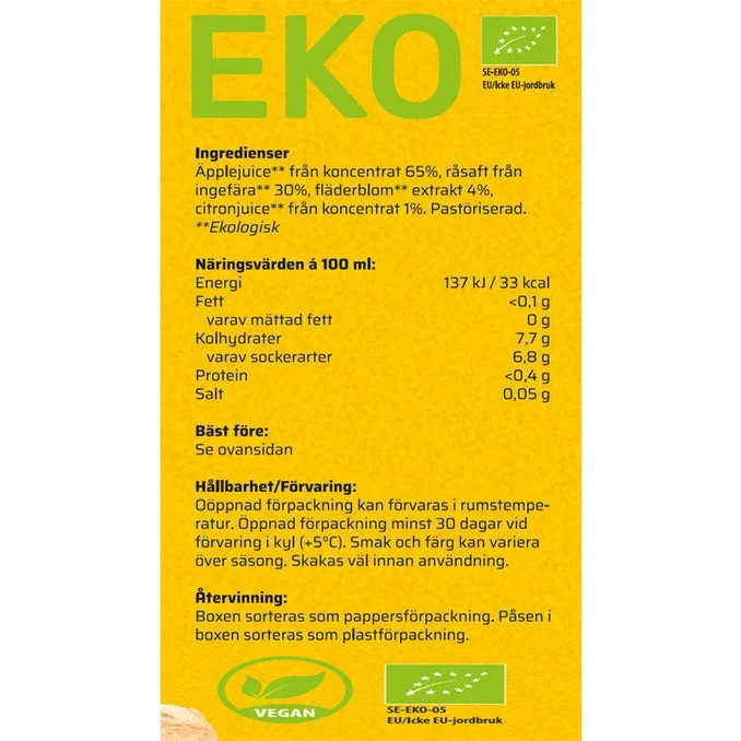 Juice Ingefära Eko