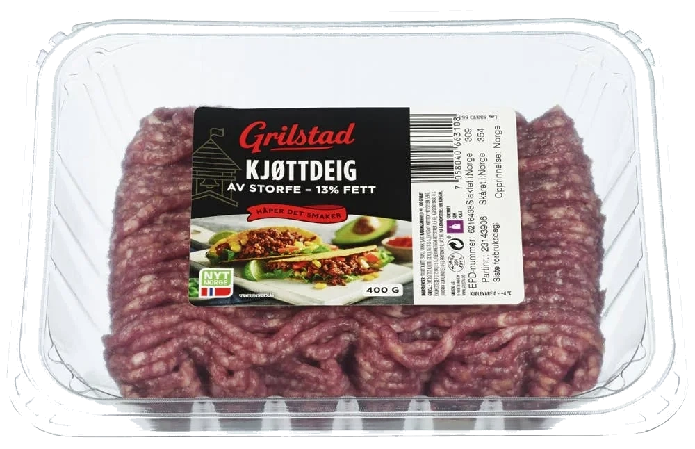 Kjøttdeig av storfe