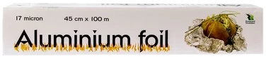 Aluminiumsfolie 45cm Rl A 100mt Tykk Type 17micron