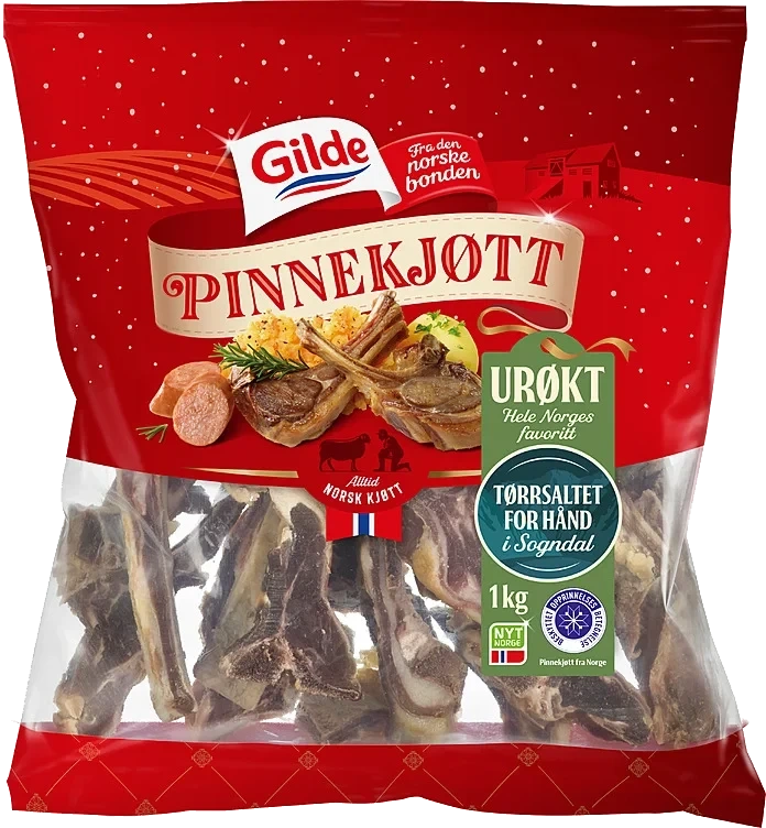 Pinnekjøtt Lam Kappet 1kg Enh