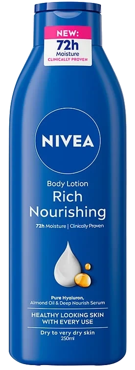 Nivea Body Lotion Rich Nourishing Milk 250ml