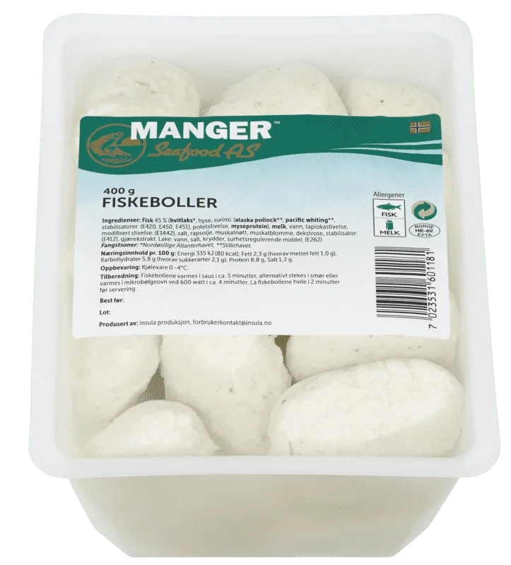 Manger Seafood Fiskeboller 400g